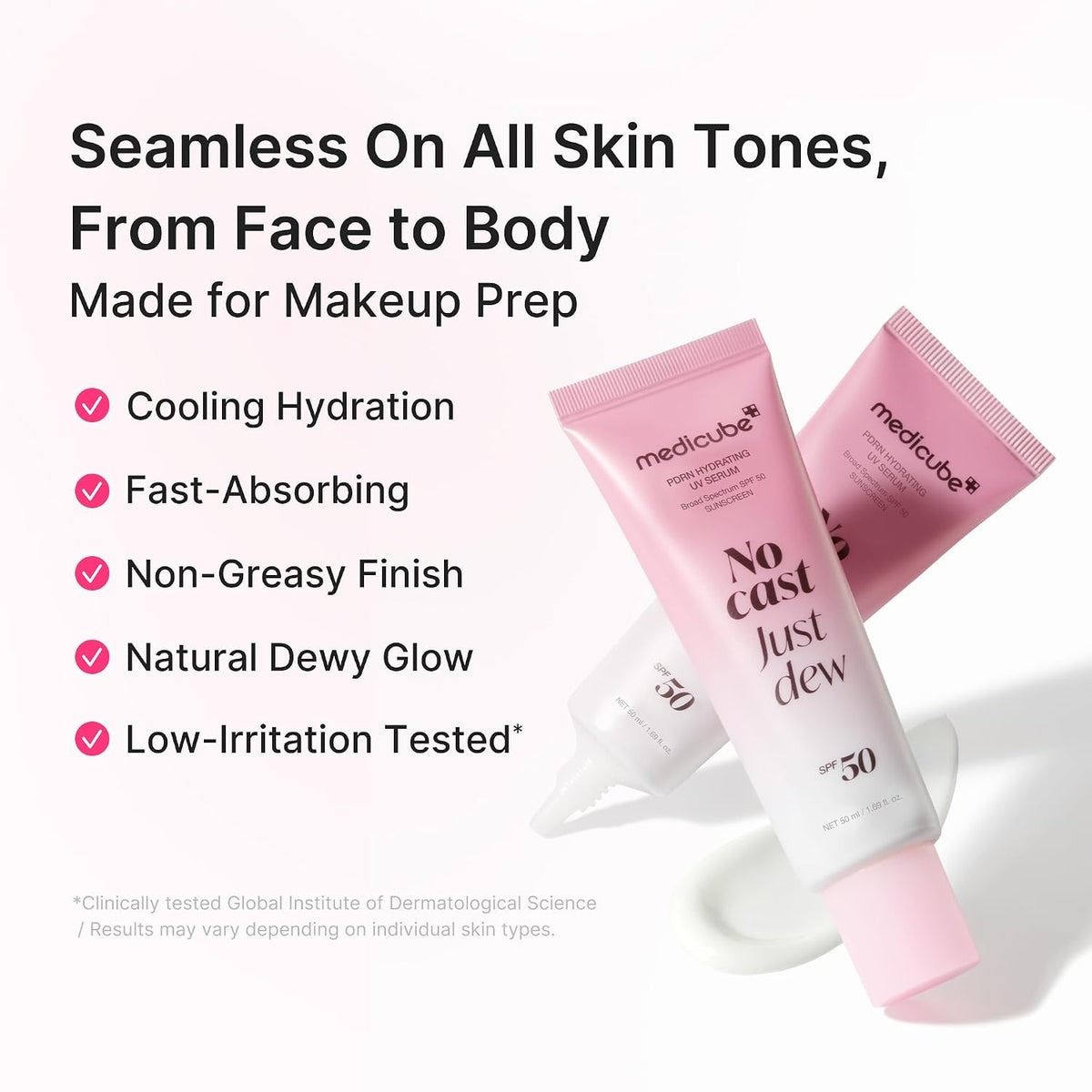 Medicube No Cast Just Dew Sunscreen SPF50+ PA++++ 50mL