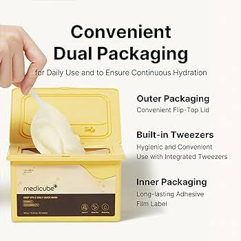 Medicube deep vita C daily quick facial mask