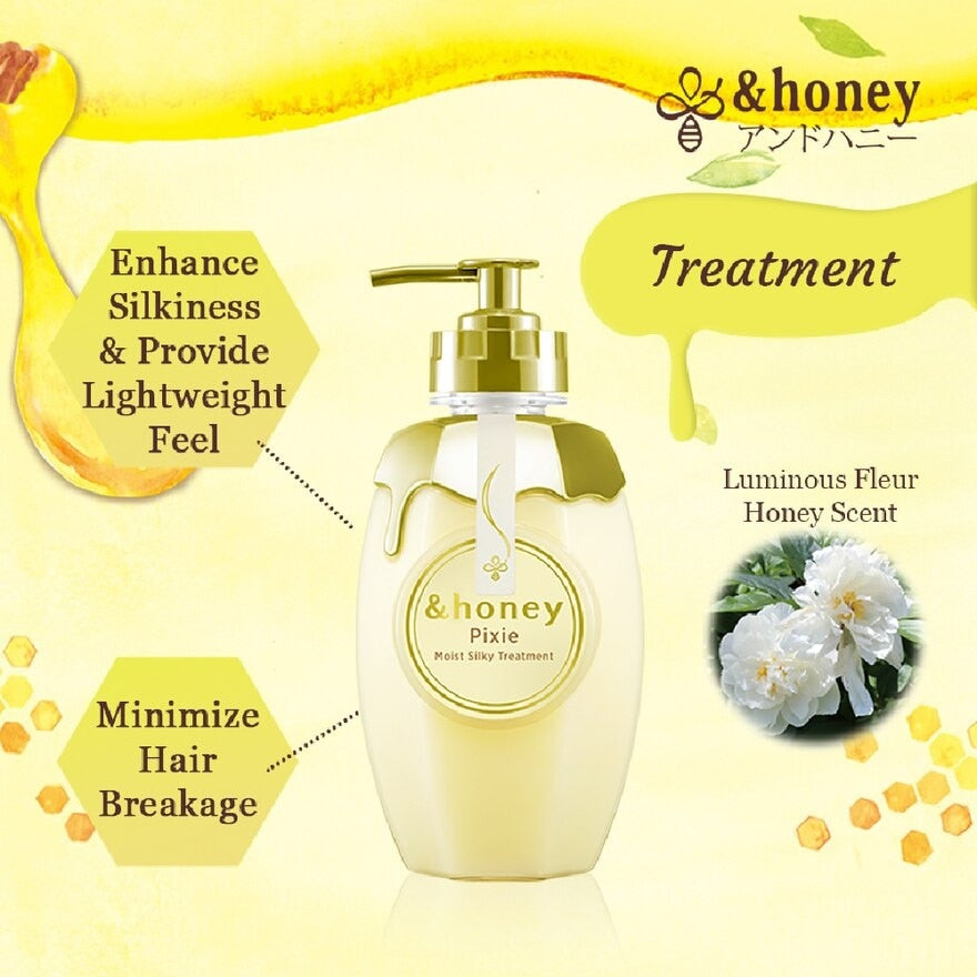 &honey Pixie Moist Silky Hair Oil