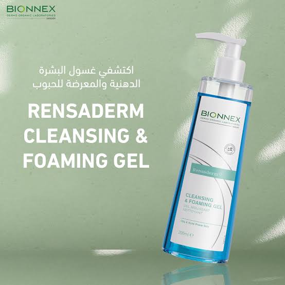 BIONNEX RENSADERM CLEANSING FOAMING GEL 200 ML