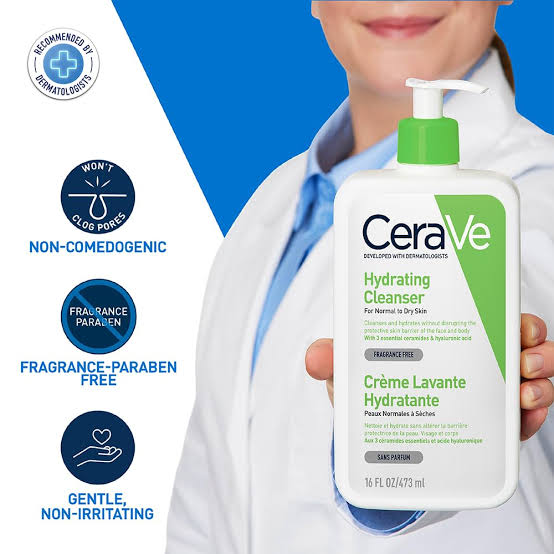 Cerave hydrating cleanser for normal to dry skin 236ml