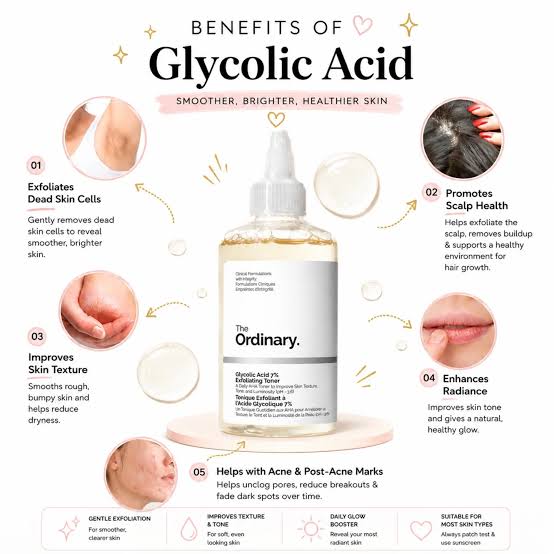 The Ordinary Glycolic Acid 7% Exfoliating Toner – 240 ml