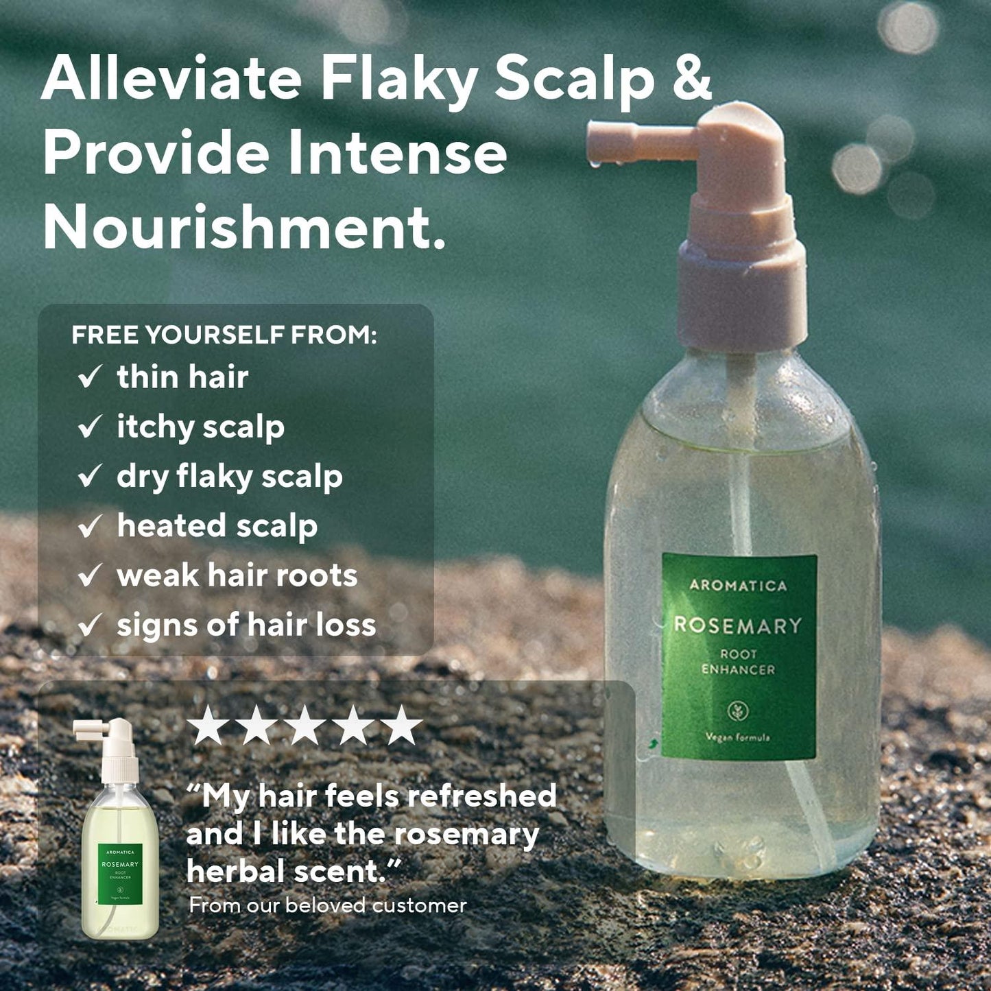 AROMATICA - Rosemary Scalp Scaling Shampoo 180ml