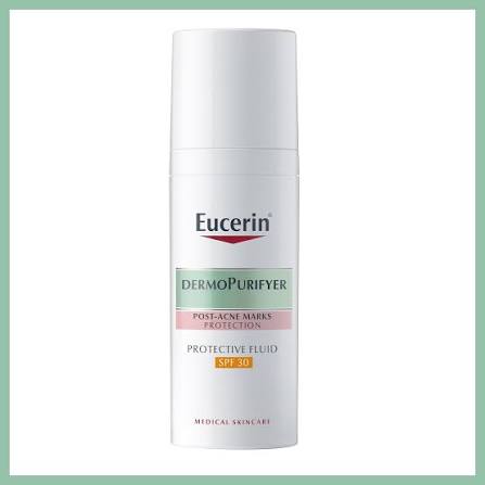 Eucerin dermopurifying oil control protective fluid post acne marks